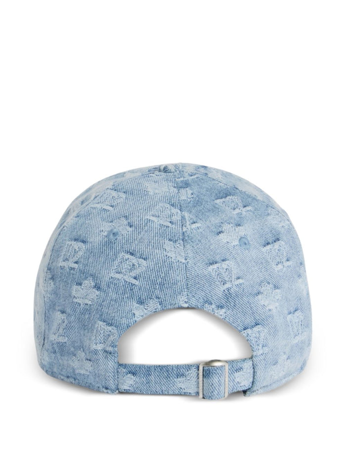 Dsquared2 Cappellino Blu Uomo Monogramma 2