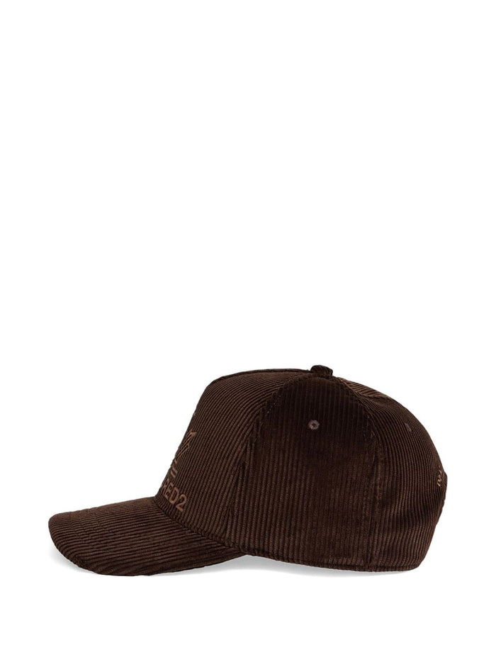 Dsquared2 Cappellino Marrone Uomo 3