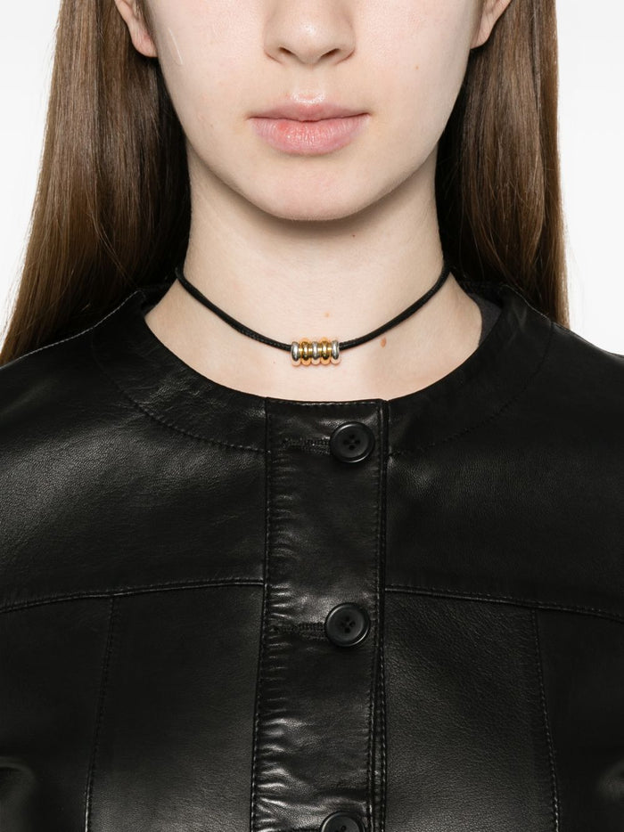 Bully Giubbotto Nero Donna Pelle Girocollo 4