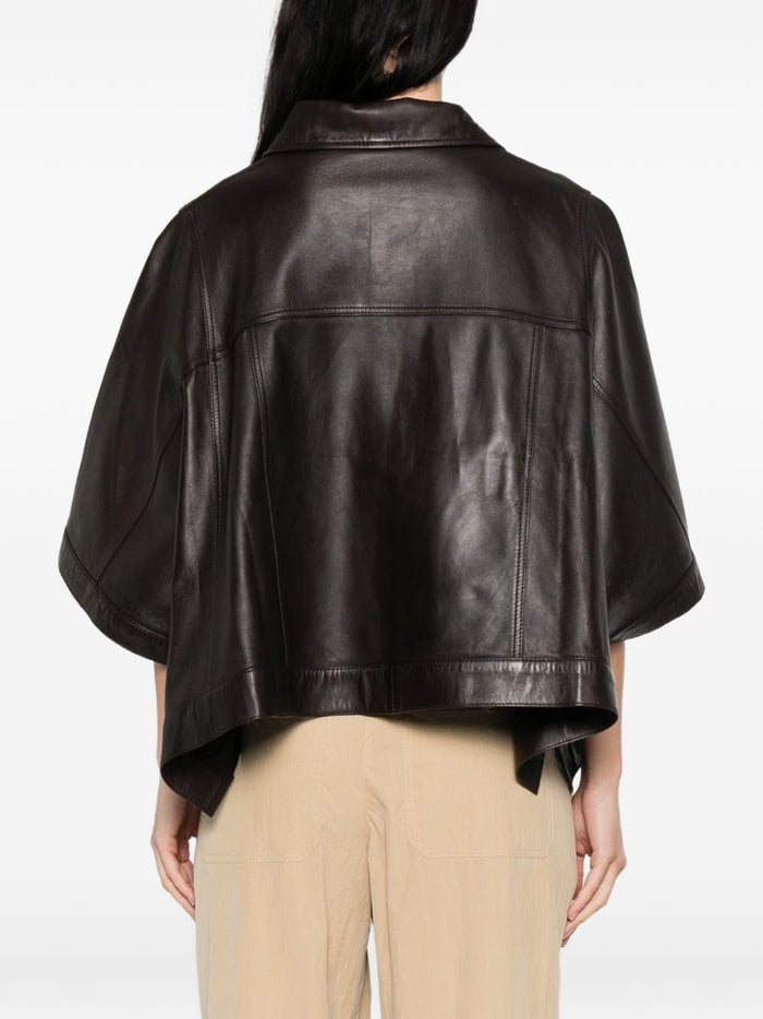 Bully Giubbotto Marrone Donna Ampio 3