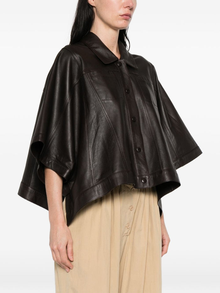 Bully Giubbotto Marrone Donna Ampio 1