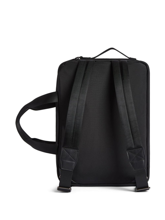 Dsquared2 Borsa Nero Uomo Porta Pc Logo Goffrato 2