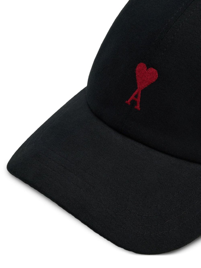 Ami Paris Ami de Coeur Uomo Cappellino Nero 3