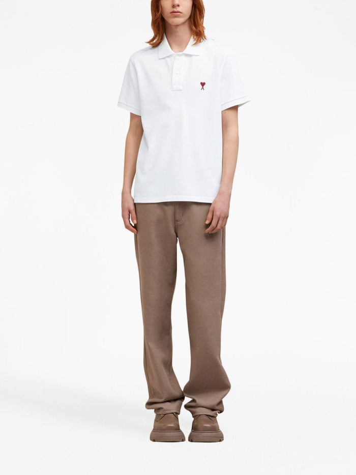Ami Paris Polo Ami de Coeur Uomo Bianco 1