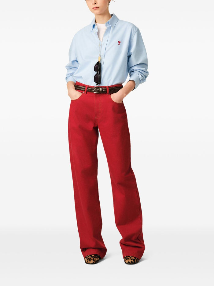 Ami Paris Camicia Blu Uomo 6