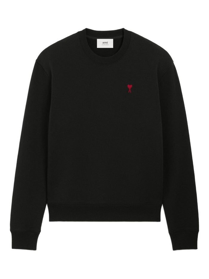 Ami Paris Felpa Nero Uomo 1