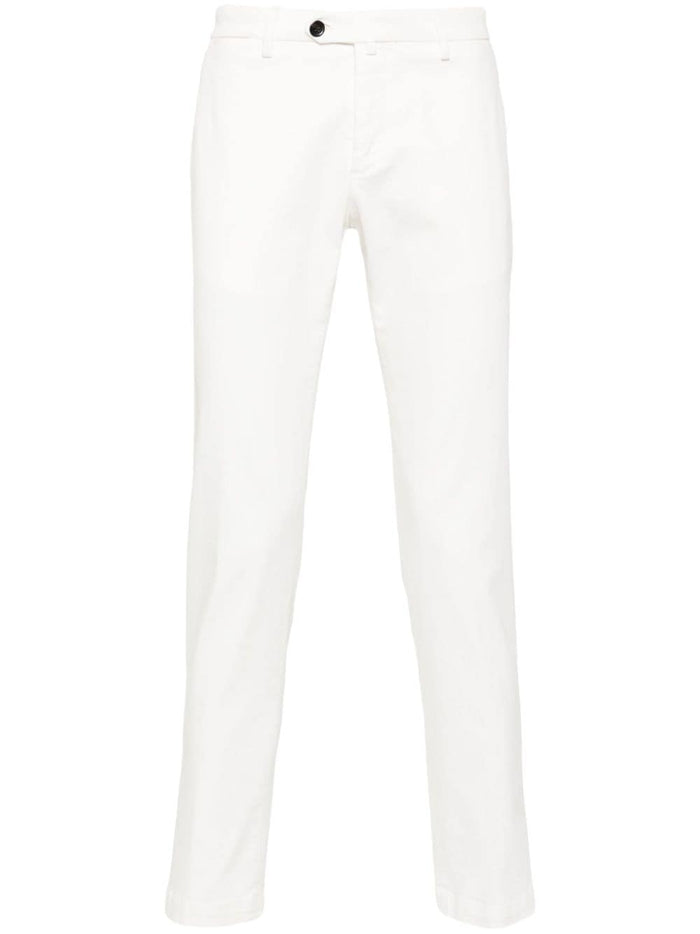 Briglia 1949 Men's White Chino Trousers 5