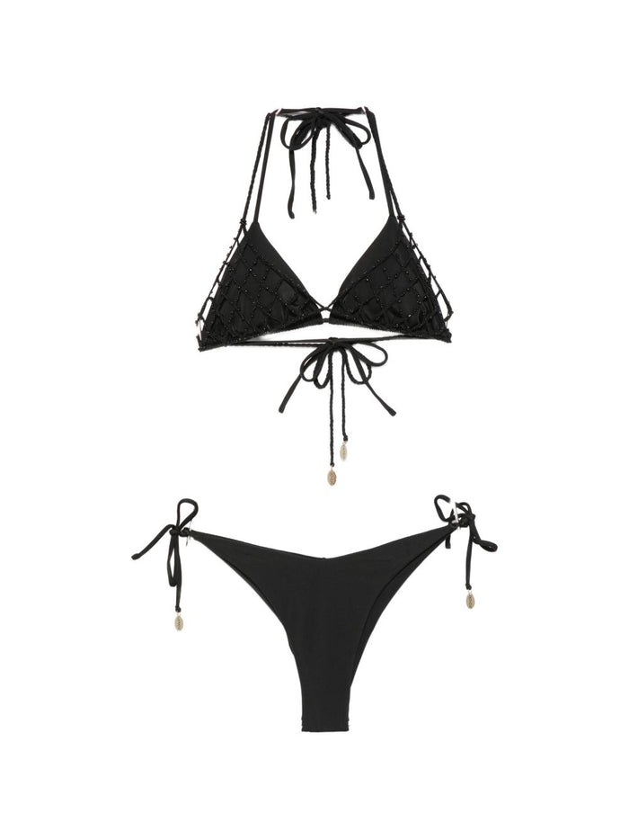 Cotazur Bikini Motivo Intrecciato Donna Nero 1
