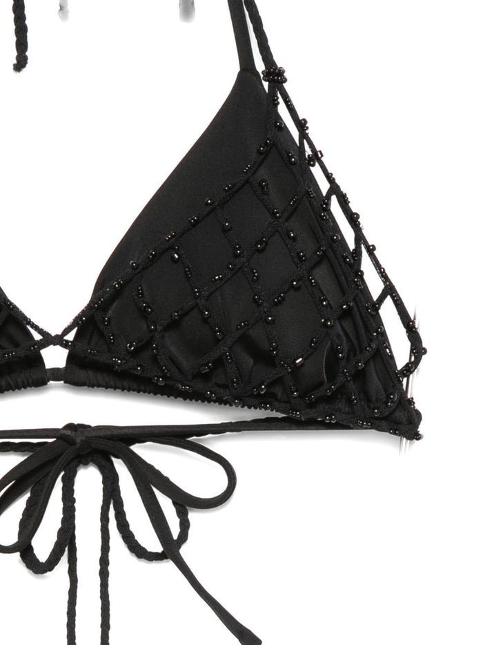 Cotazur Bikini Motivo Intrecciato Donna Nero 3