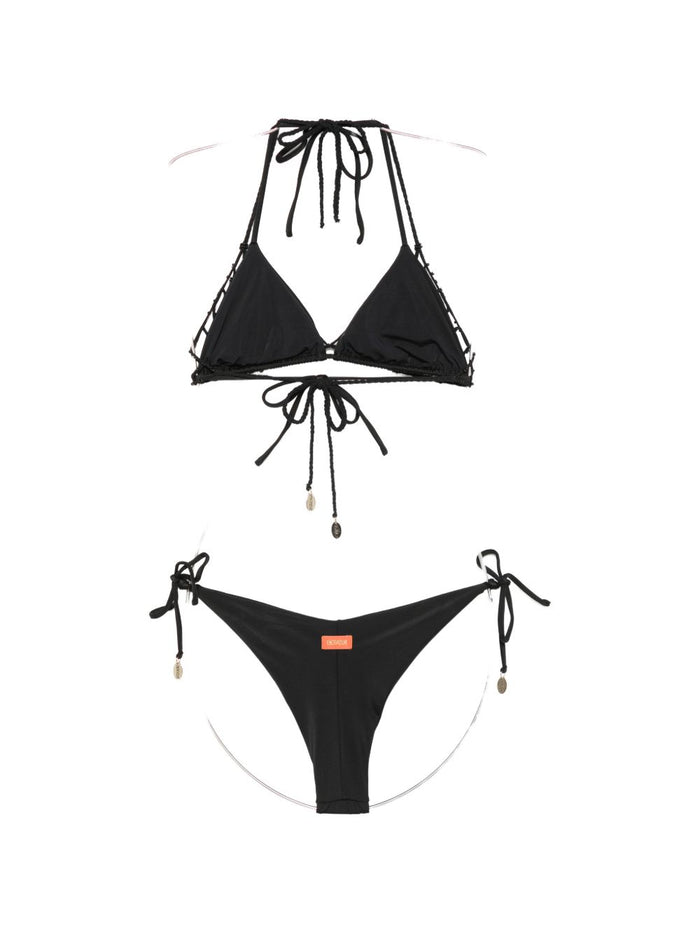 Cotazur Bikini Motivo Intrecciato Donna Nero 2