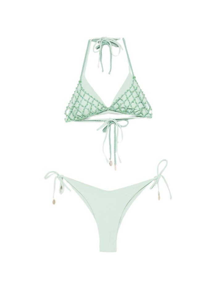 Cotazur Bikini Dettaglio Intrecciato Donna Verde 1