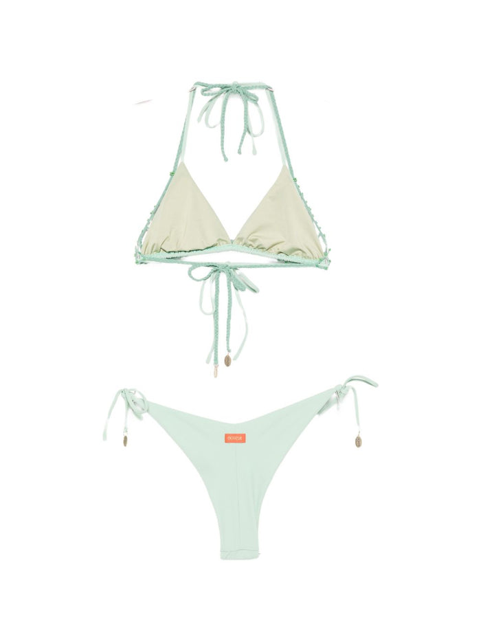Cotazur Bikini Dettaglio Intrecciato Donna Verde 2