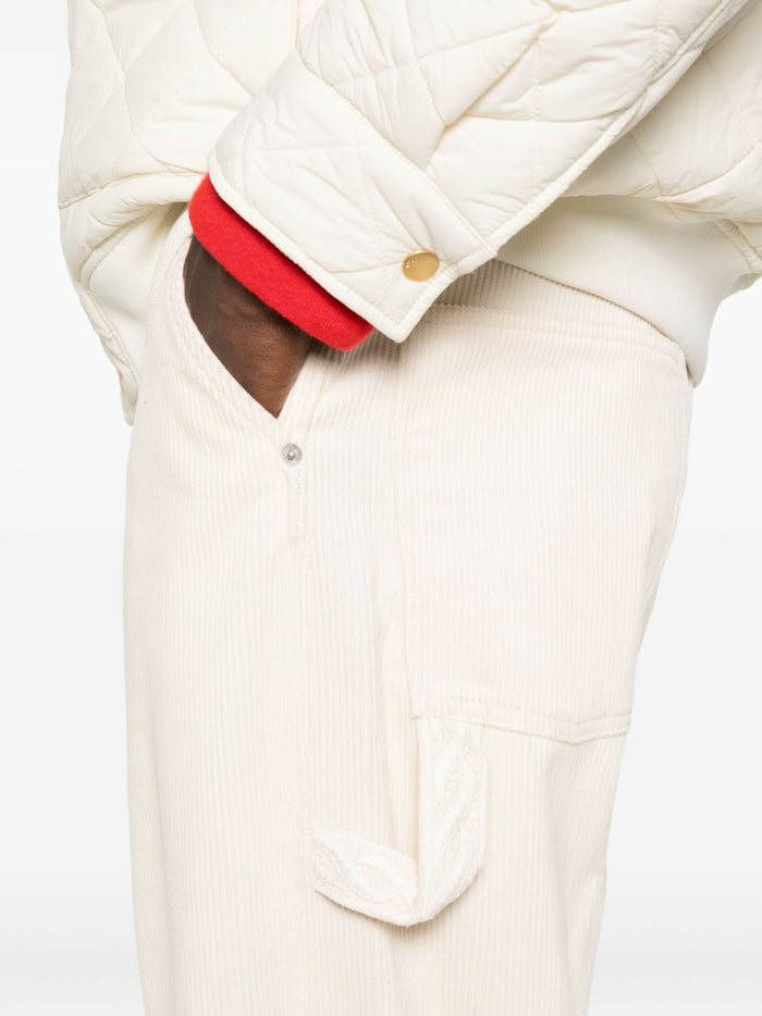 Drole De Monsieur Herrenhose in Beige mit amerikanischen Taschen 4