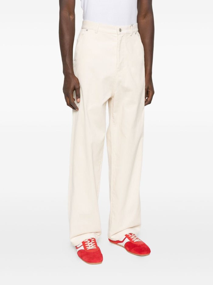 Drole De Monsieur Herrenhose in Beige mit amerikanischen Taschen 1