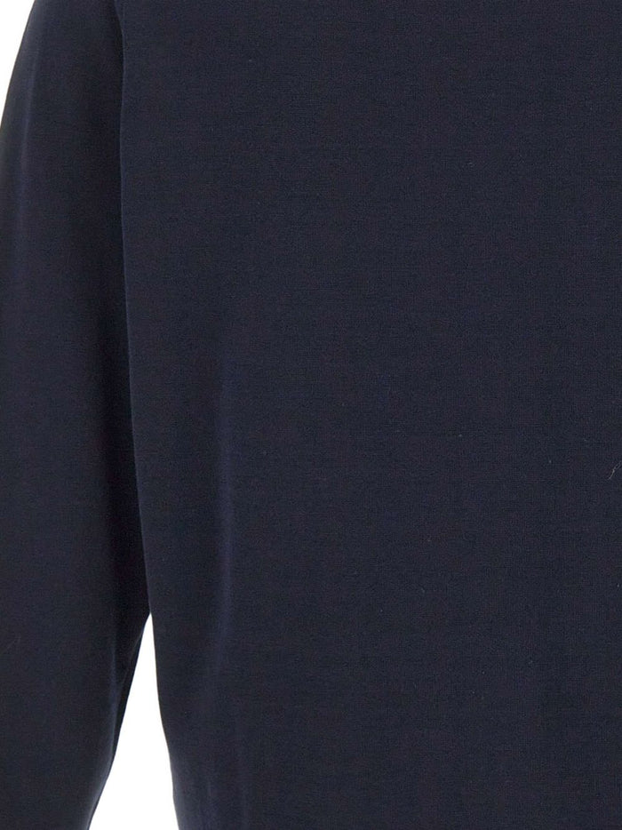 Filippo De Laurentis Cardigan Colletto Polo Uomo Blu 5