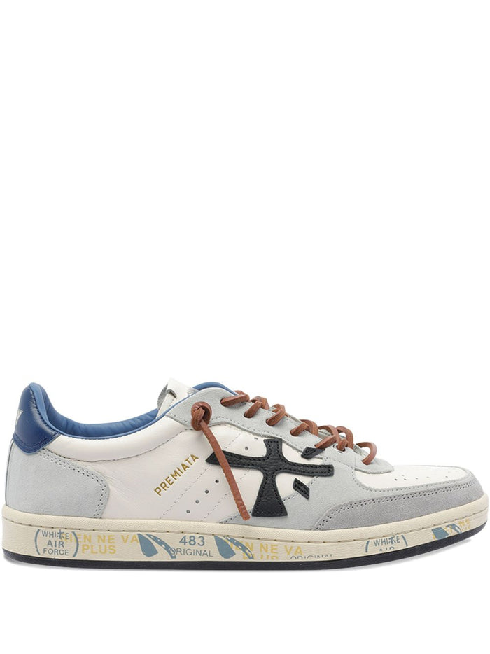 Premiata Scarpa Bskt Clay Uomo Bianco-Blu 1