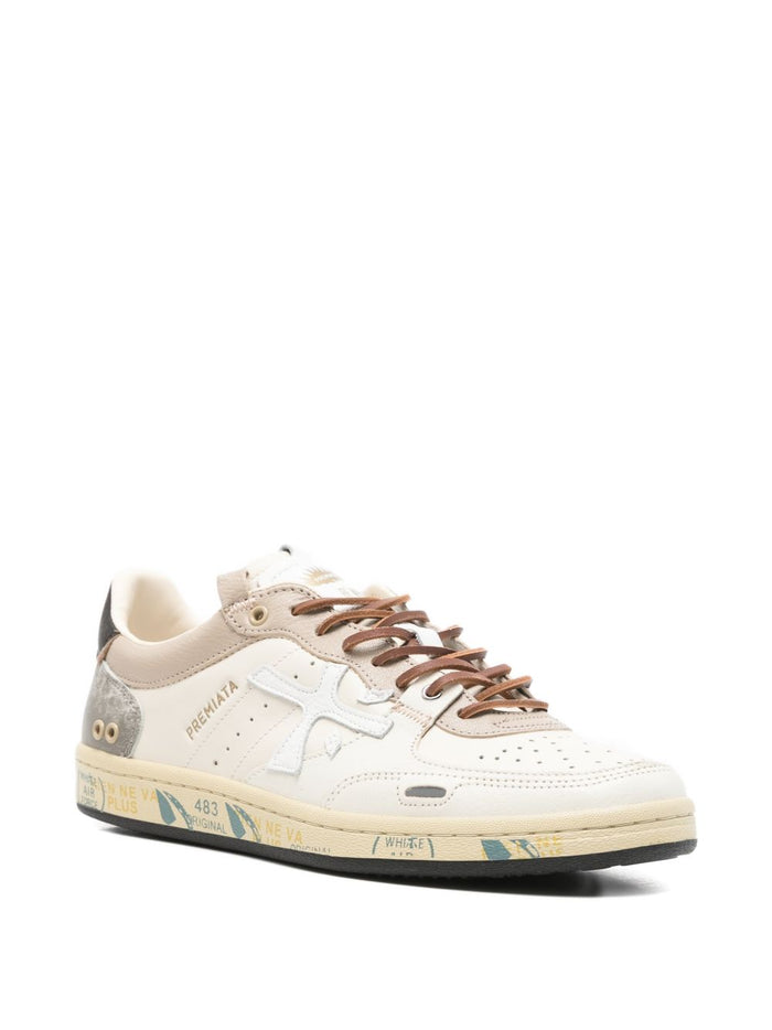 Premiata Scarpa Bskt Clay Uomo Bianco 3