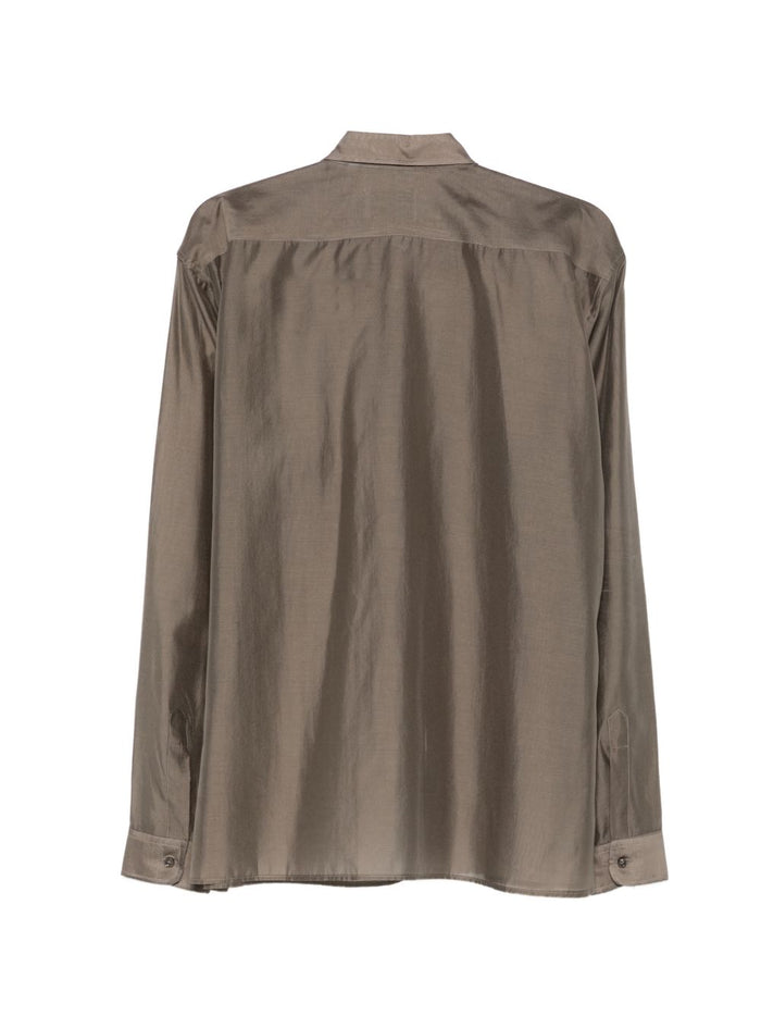 Marsem Camicia Effetto Lucido Uomo Fango 2