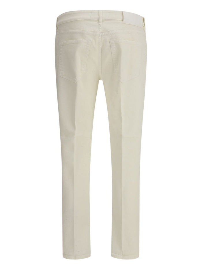 Pt Torino Herren Hose mit geradem Bein in weiß 3