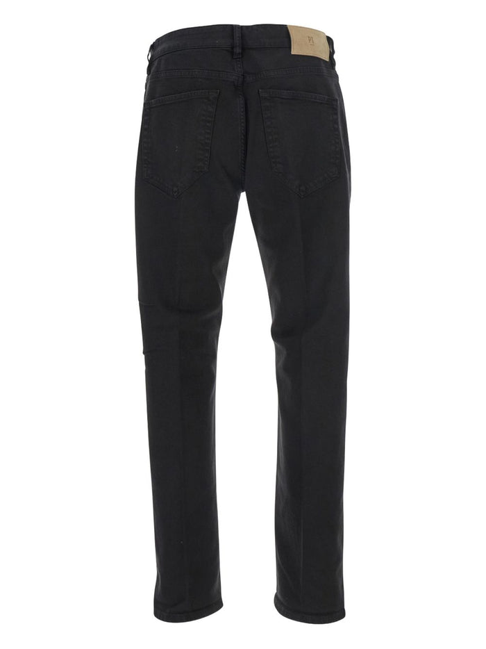 Pt Torino Herren Five-Pocket-Hose in schwarz 3