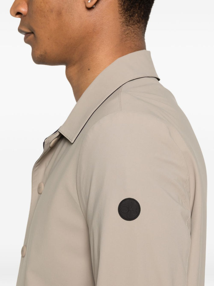 Distretto 12 Trench Reversibile Uomo Beige-Blu 5