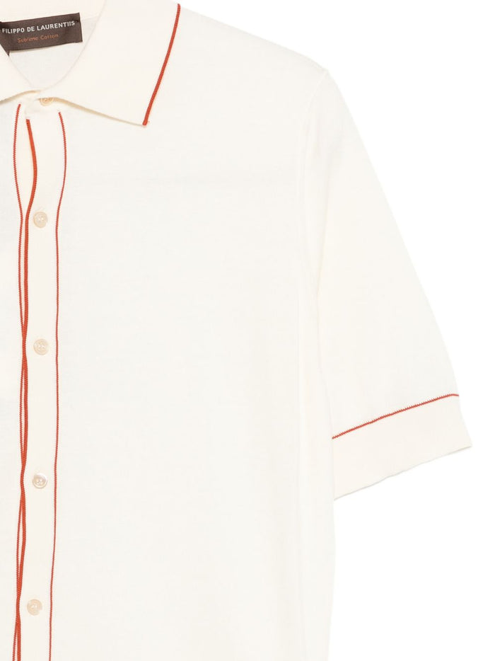 Filippo De Laurentis Camicia Bianco Uomo 3