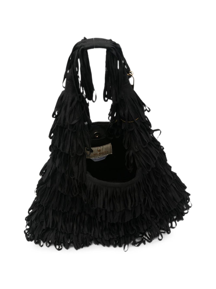 La Milanesa Borsa Nero Donna 5