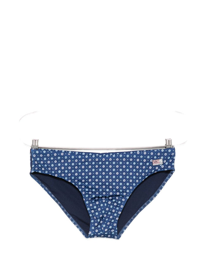 Mc2 Saint Barth Slip Cayo Floreale Uomo Blu 1