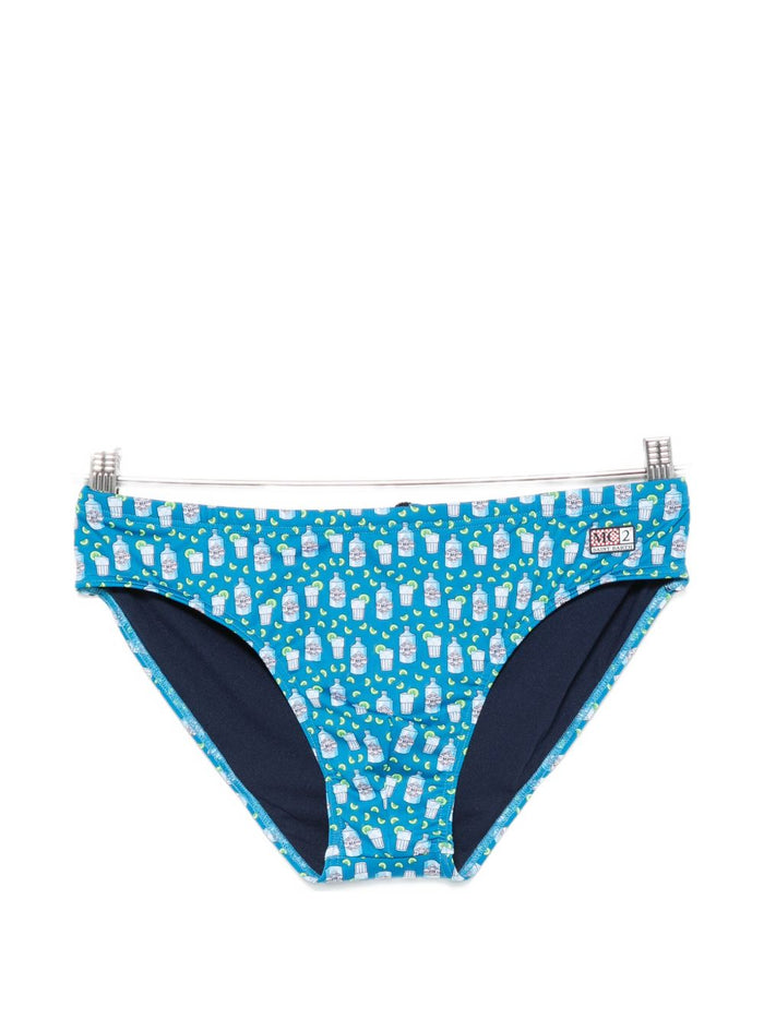 Mc2 Saint Barth Slip Cayo Gin Herren Badehose Blau 1
