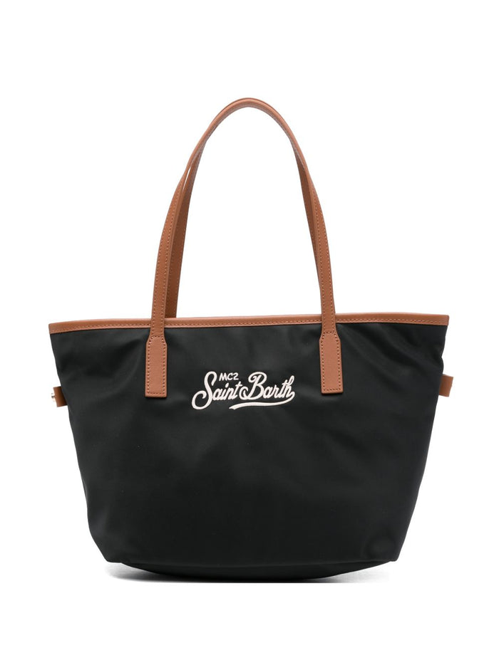 Mc2 Saint Barth Borsa City Bag Mid Donna Nero 1