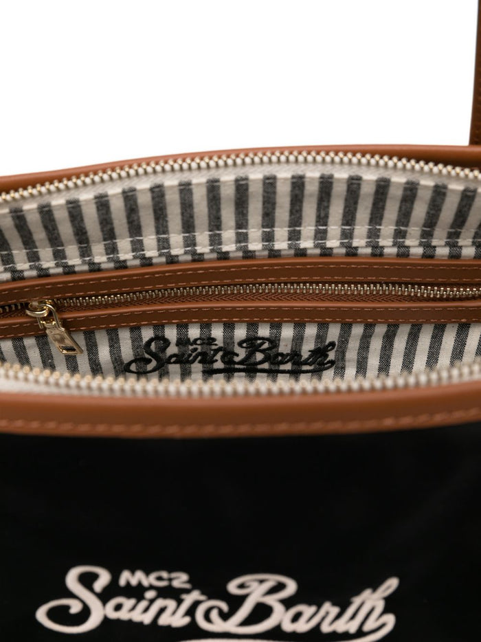 Mc2 Saint Barth Borsa City Bag Mid Donna Nero 2