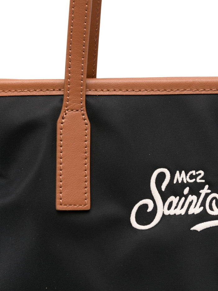 Mc2 Saint Barth Borsa City Bag Mid Donna Nero 4