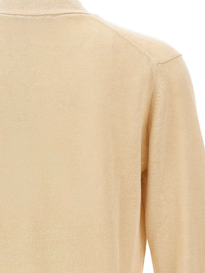 Filippo De Laurentis Cardigan Bottoni Uomo Beige 5