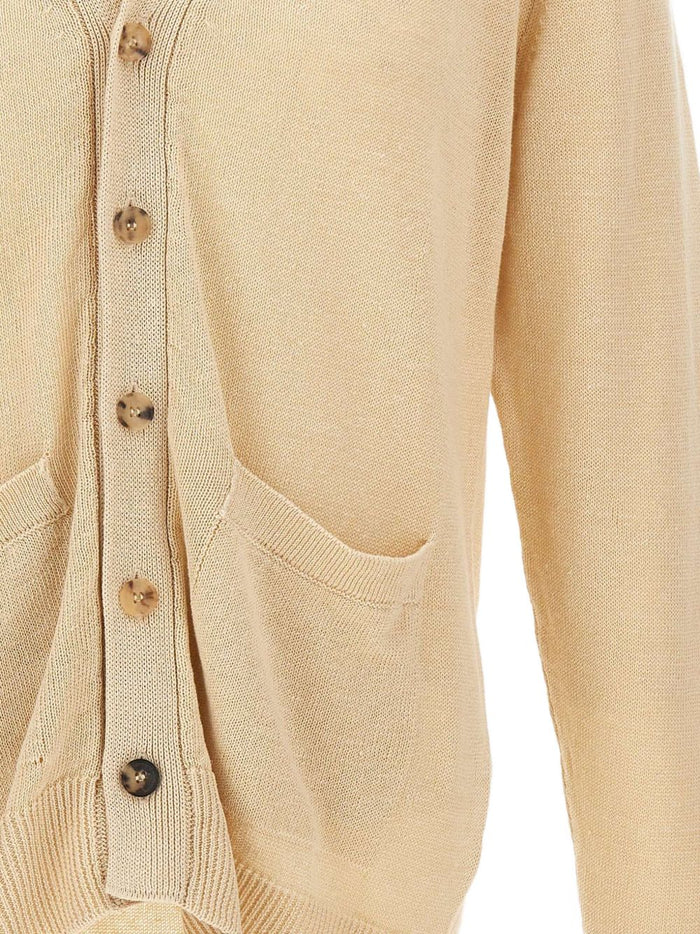 Filippo De Laurentis Cardigan Bottoni Uomo Beige 4