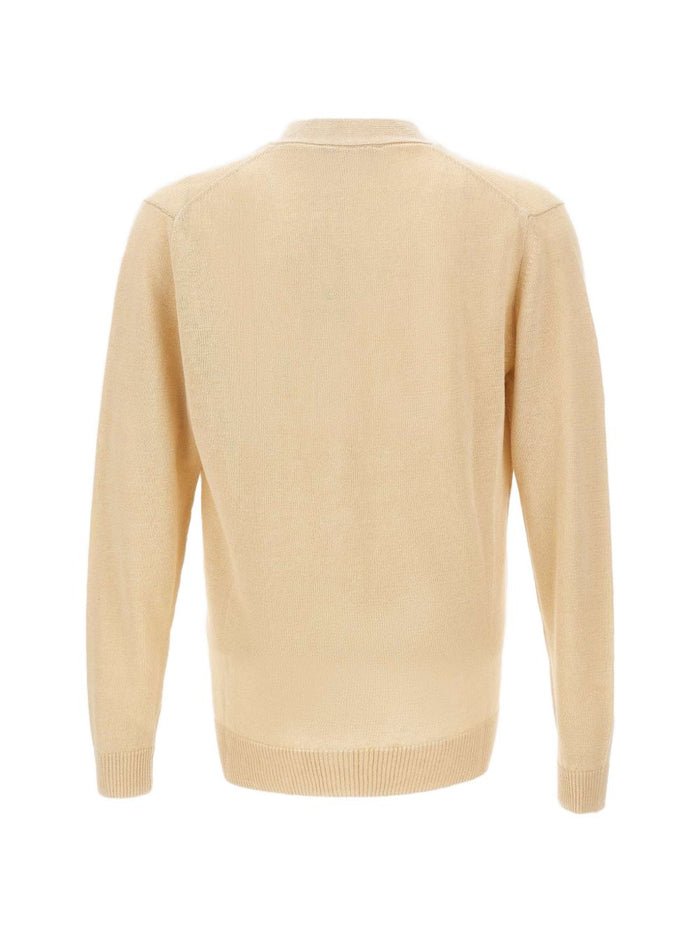 Filippo De Laurentis Cardigan Bottoni Uomo Beige 7