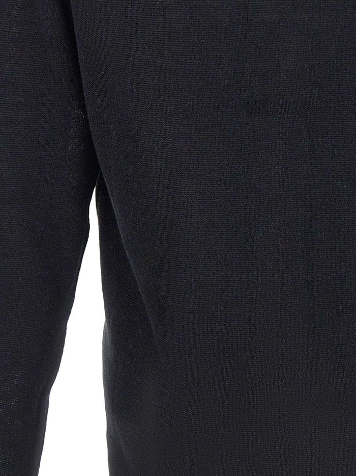 Filippo De Laurentis Cardigan Bottoni Uomo Nero 4