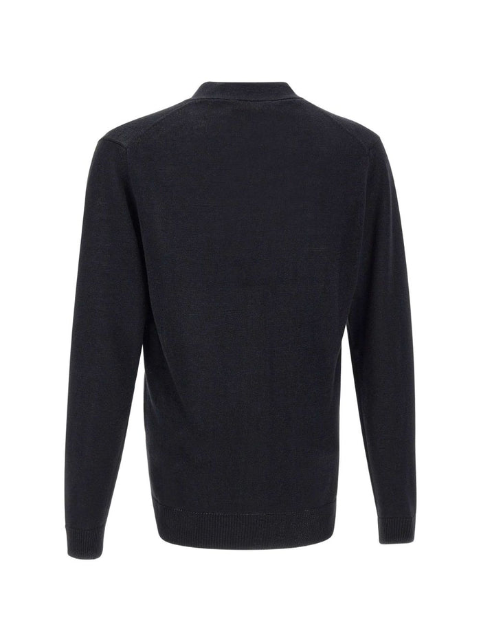 Filippo De Laurentis Cardigan Bottoni Uomo Nero 6