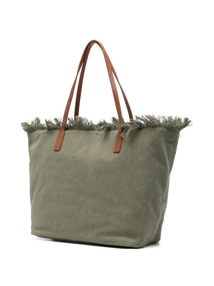 Mc2 Saint Barth Borsa City Bag Fringe Donna Verde 4
