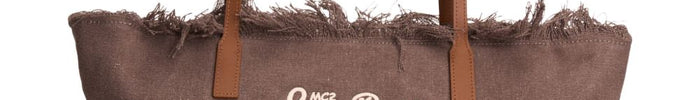 Mc2 Saint Barth Borsa City Bag Fringe Donna Marrone - Dipierro