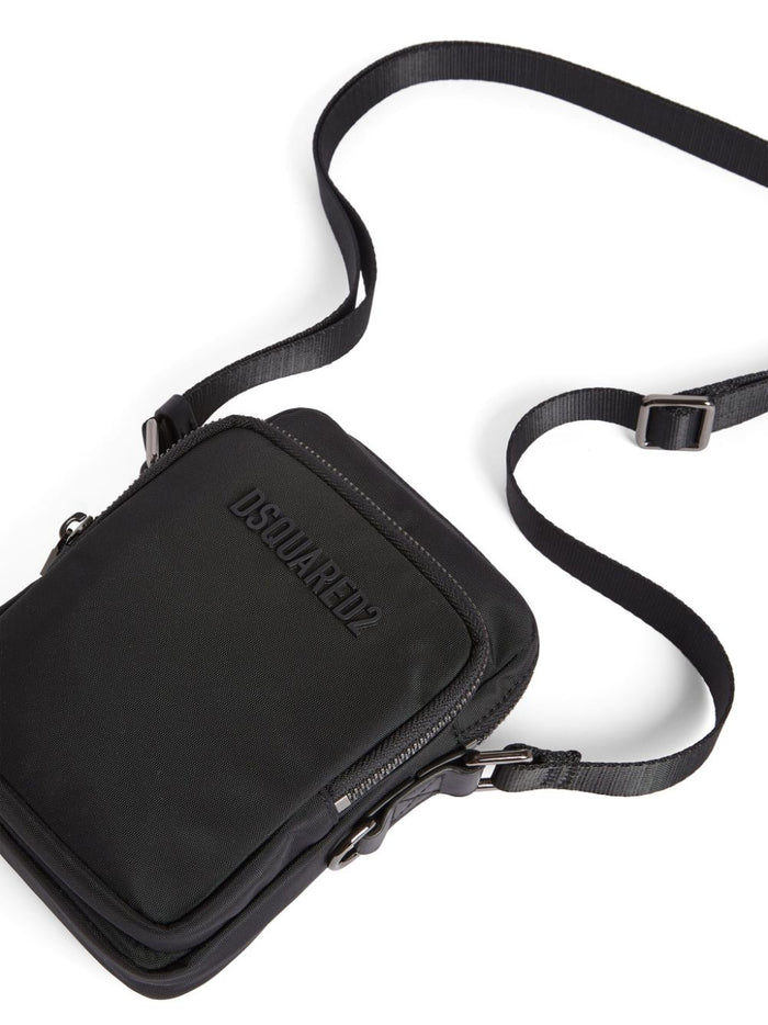 Dsquared2 Borsa Nero Uomo Applicazione Logo 3