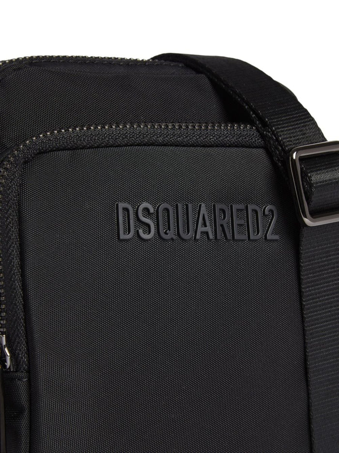 Dsquared2 Borsa Nero Uomo Applicazione Logo 5