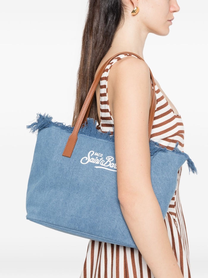 Mc2 Saint Barth Bag Blue Woman 3