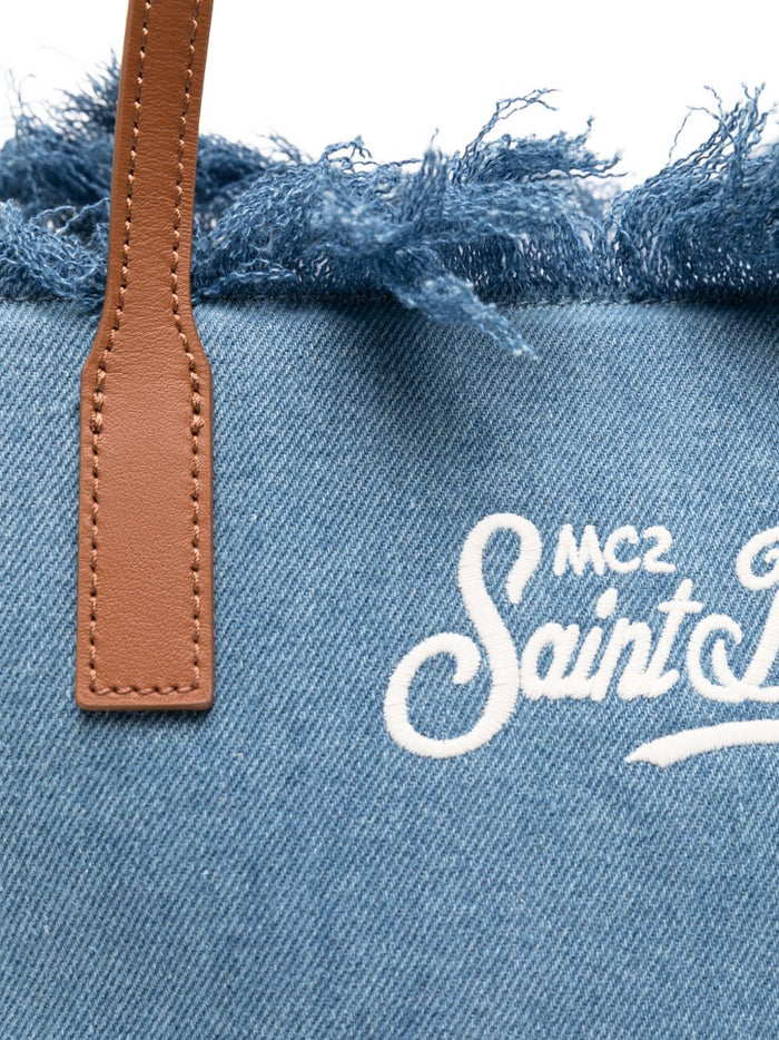 Mc2 Saint Barth Bag Blue Woman 4