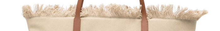 Mc2 Saint Barth Borsa City Bag Fringe Donna Beige - Dipierro