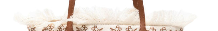 Mc2 Saint Barth Borsa City Bag Fringe Bandana Donna Beige - Dipierro