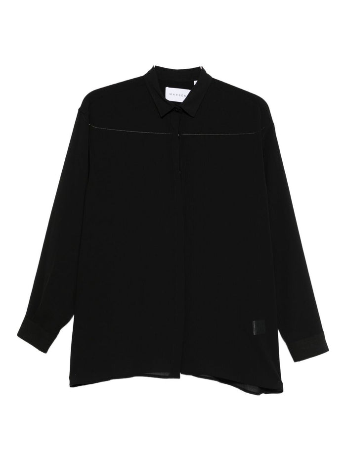 Marsem Damen Hemd in schwarz 1