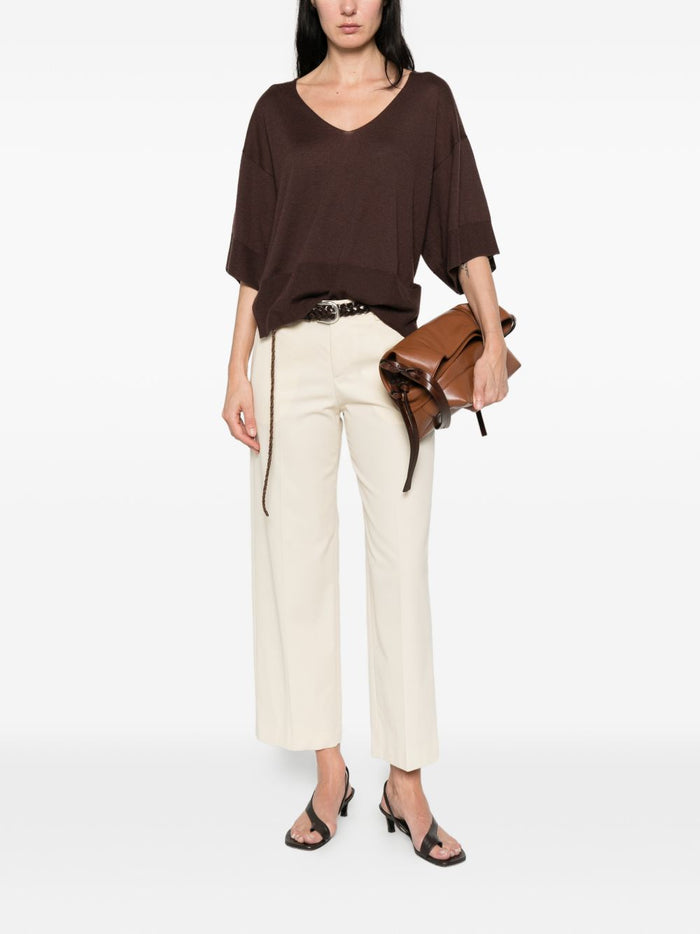 Pt Torino Pantalone Bianco Donna 2