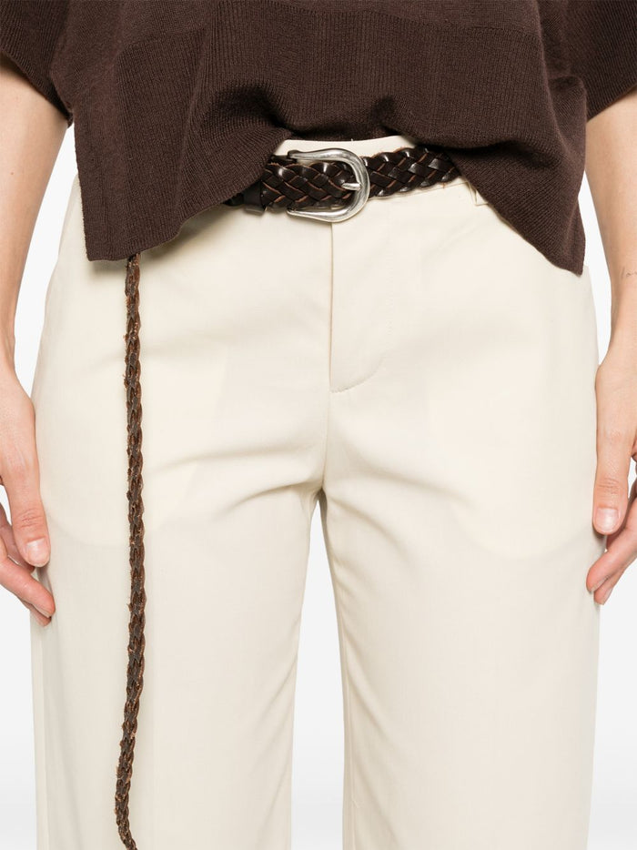 Pt Torino Pantalone Bianco Donna 4