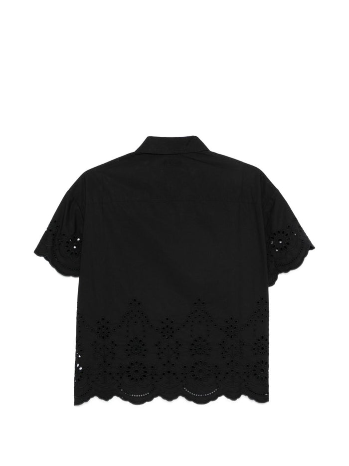 Mc2 Saint Barth Camicia Clementine Donna Nero 2