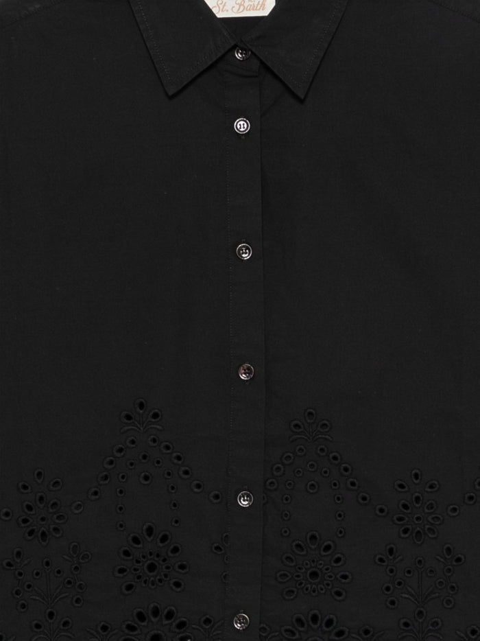 Mc2 Saint Barth Camicia Clementine Donna Nero 3